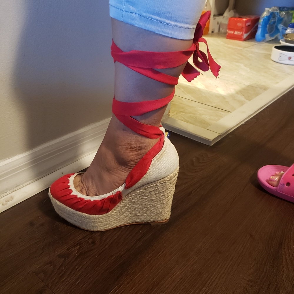 Christian Louboutin red bottom sandals